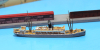 Passagierfrachter "Professor Woermann" braune Decks defekt  (1 St.) D 1912  Mercator M 412